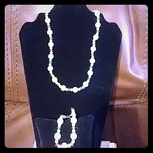 Rainbow Colors Bracelet and Necklace